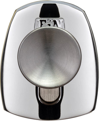 Polished Chrome Smart Auto-Deadbolt Nightlatch Lockguard: A sleek, modern finish for enhanced security and style. Ideal for contemporary doors.