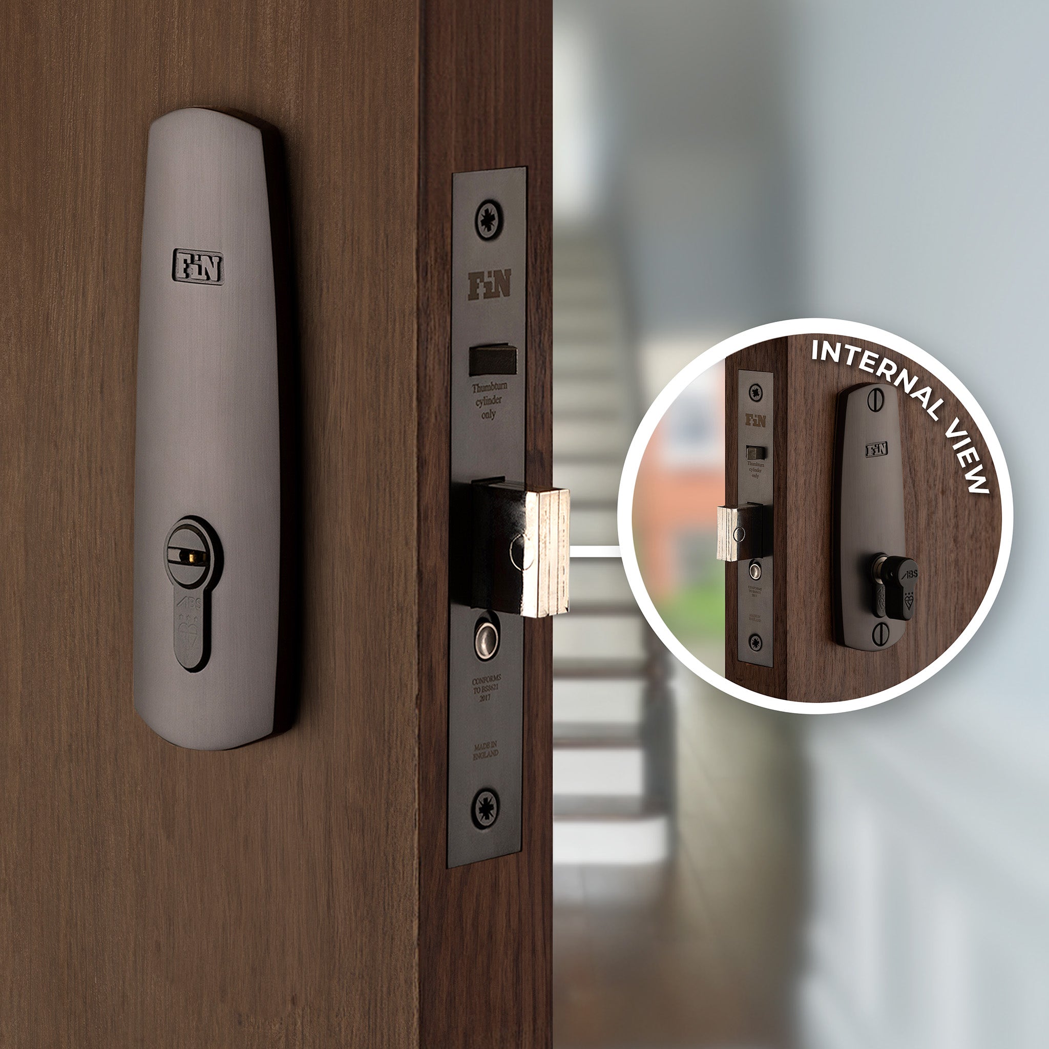 Automatic Deadbolt - Matt Bronze – FinFort Locks