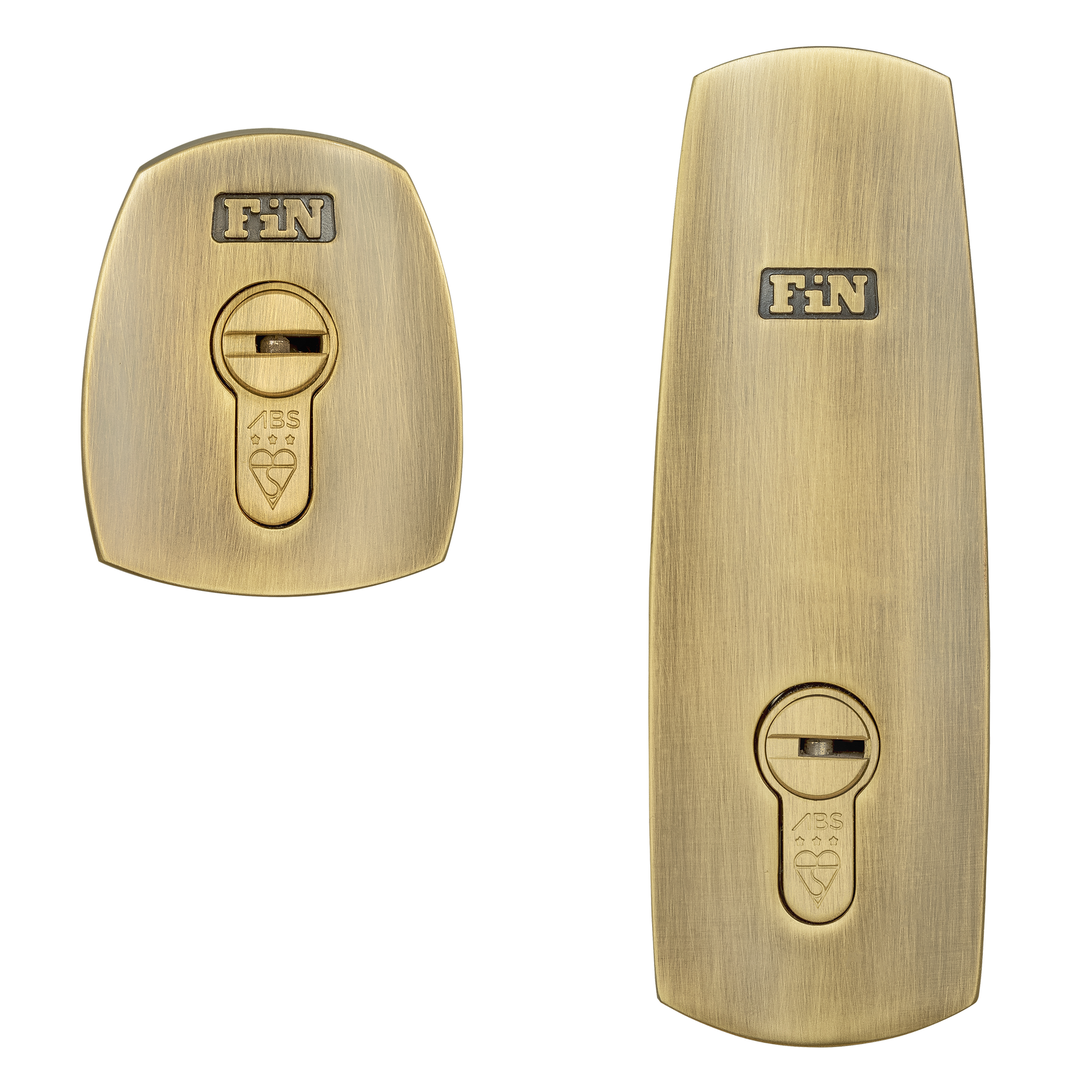 Frank Set Lock Dual Door Lock Set - Antique Brass – FinFort Locks