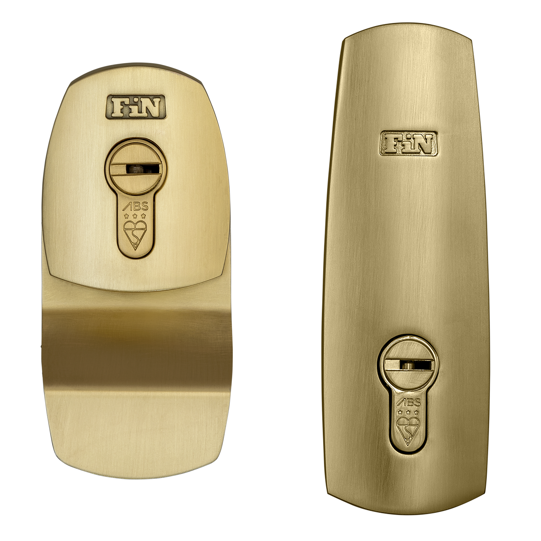 Dual Door Lock Set - Satin Brass – FinFort