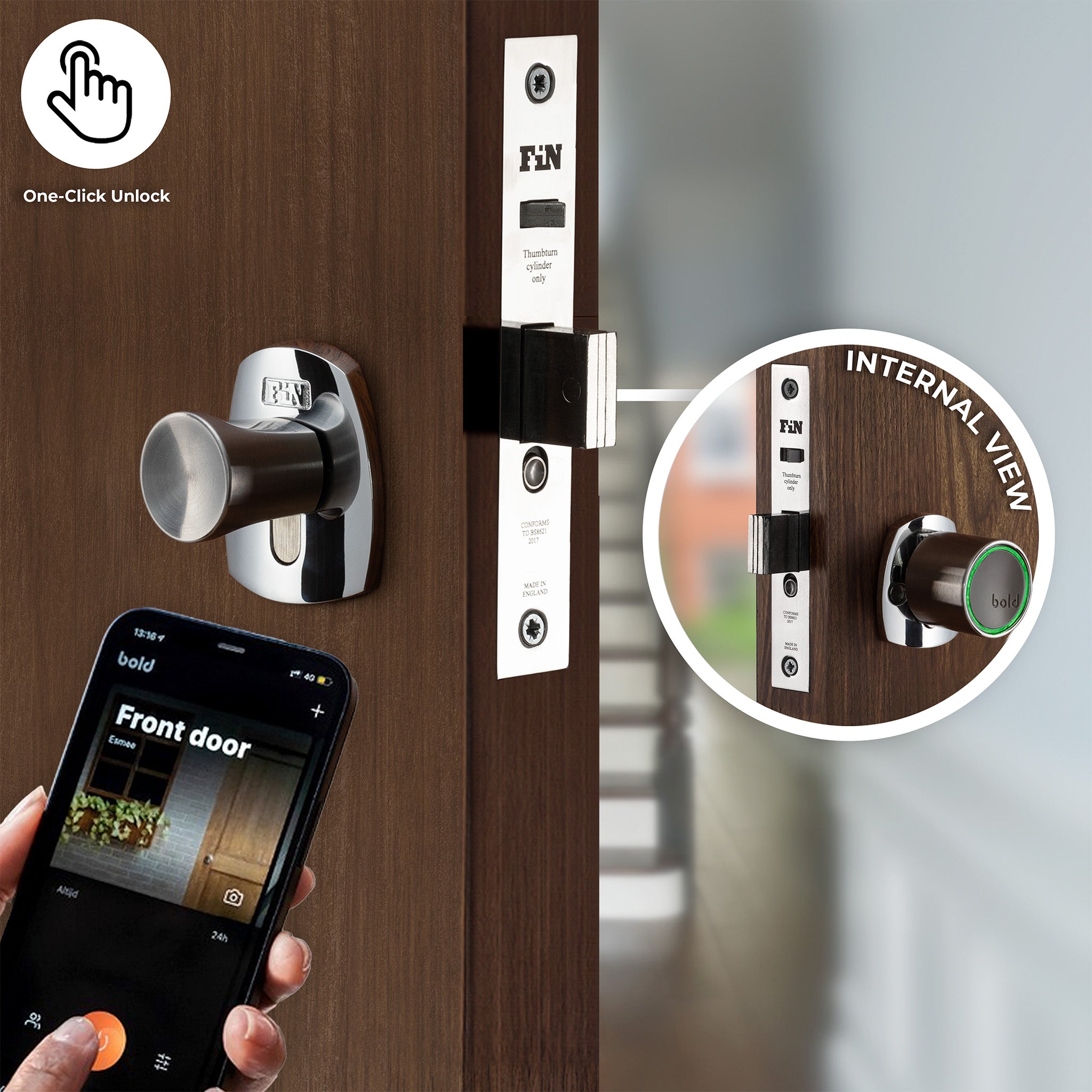 Smart Auto Deadbolt Nightlatch – FinFort