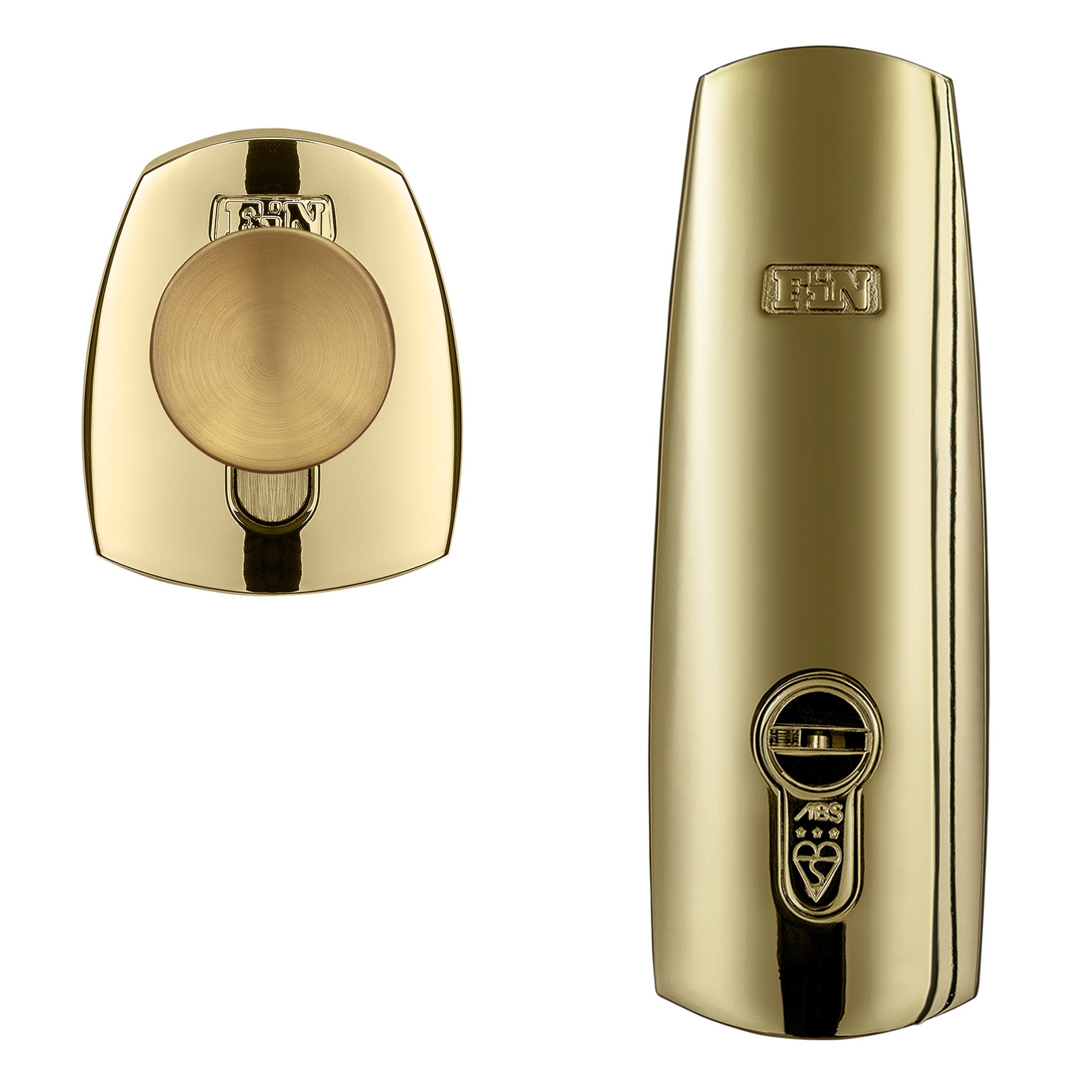 Smart Dual Door Lock Set - Polished Brass – FinFort Locks